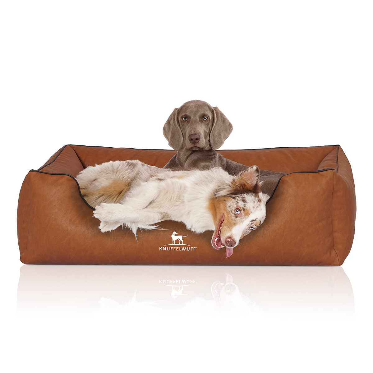 Cama para perros Knuffelwuff Henderson de cuero con diseño , 95,95 €